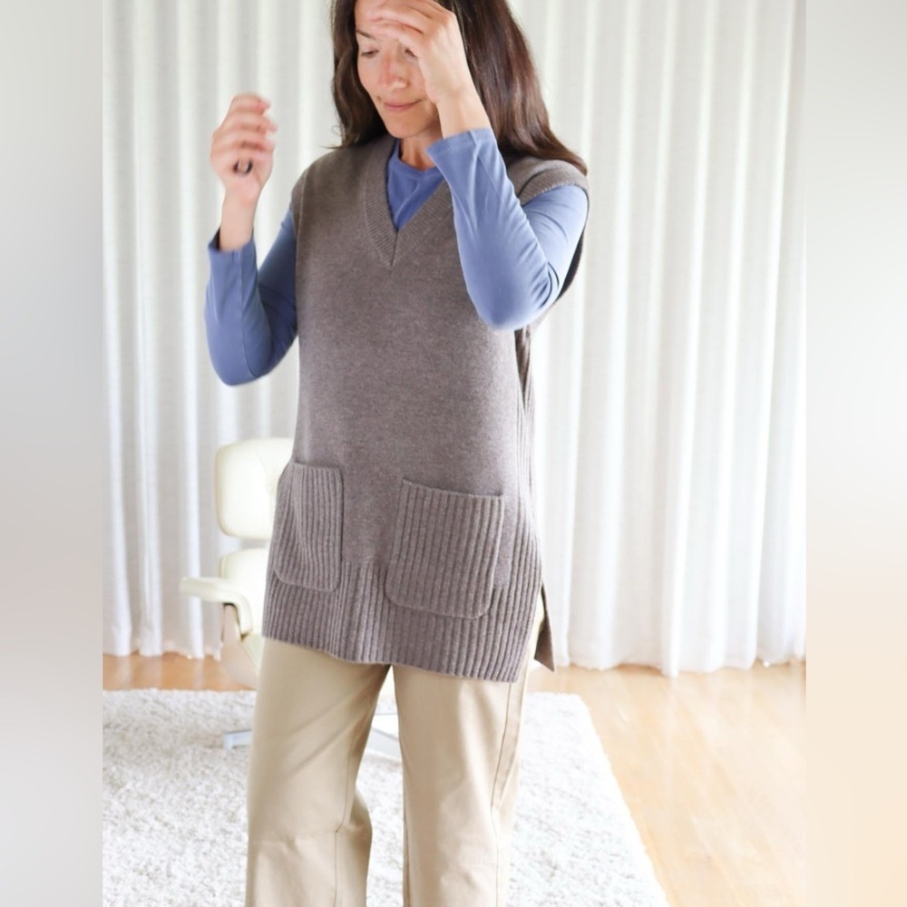 Alex Mill Kiah Wool/Cashmere Blend Sweater Vest